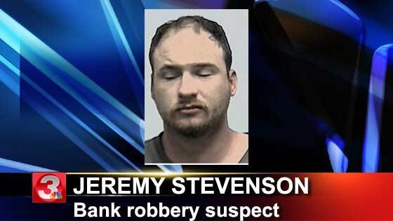 Bank robbery suspect caught near scene of the crime